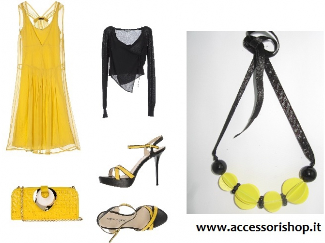 Collana yellow and black